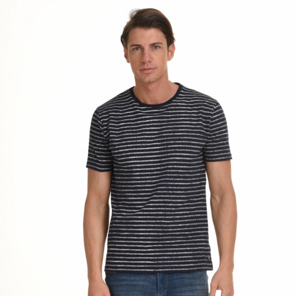 Biston 45-206-031 t-shirt Navy Ριγέ