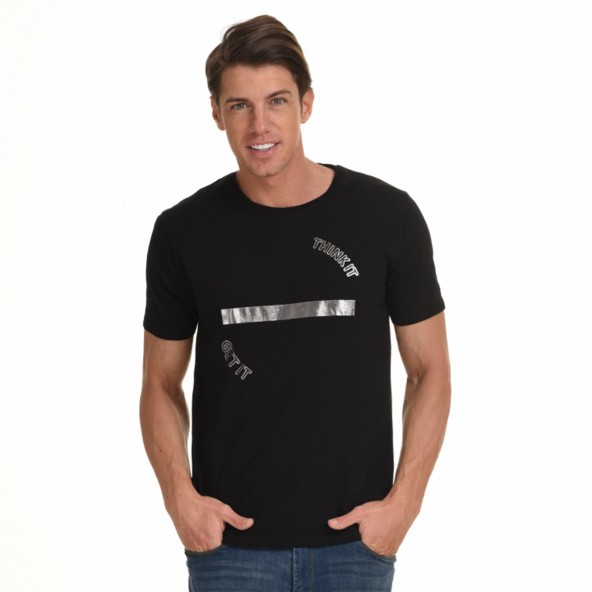 Biston 45-206-066 t-shirt μαύρο