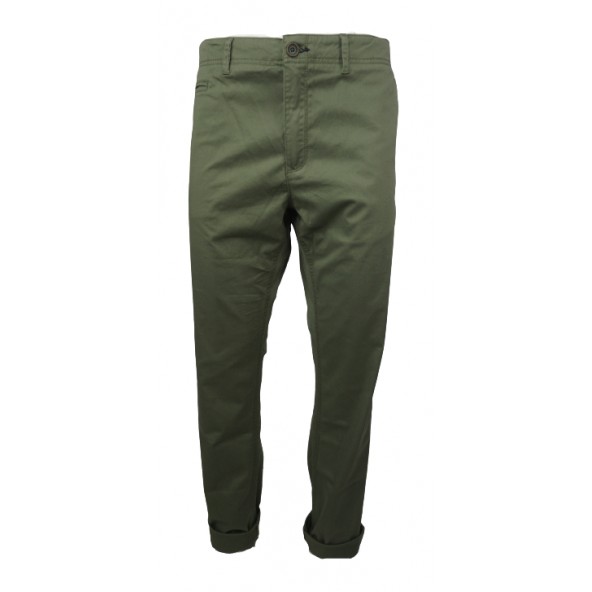 Double CP-232 CHINO PANTS λαδί